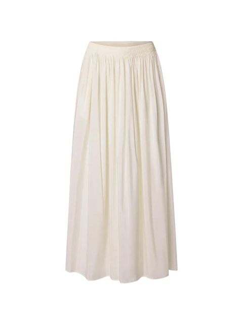 LouLou de Saison Naya gathered flared maxi skirt - Neutrals - zdjęcie produktu nr 1