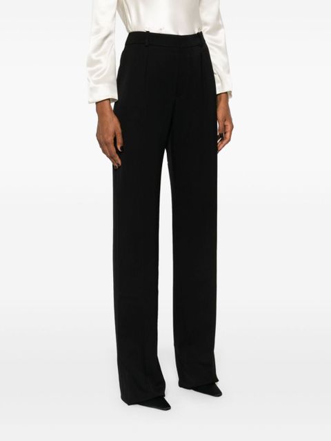 Saint Laurent straight-leg tailored trousers - Black