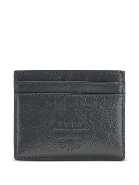 PINKO logo-appliqué card holder - Grey - zdjęcie produktu nr 2