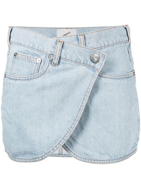 Coperni asymmetric denim miniskirt - Blue - zdjęcie produktu nr 1