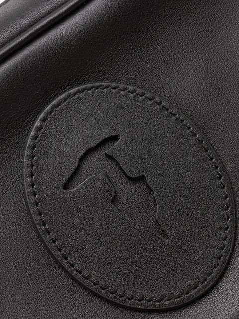 Trussardi torebka skórzana kolor czarny Z646E006027N