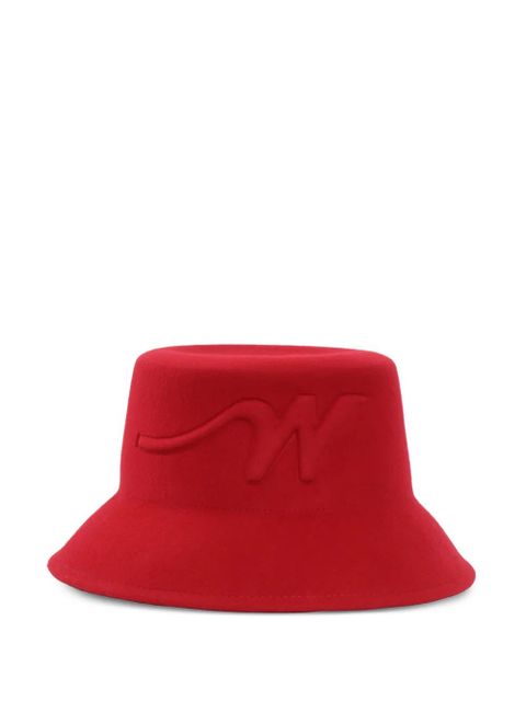 Weekend Max Mara Yaqui wool bucket hat - Red