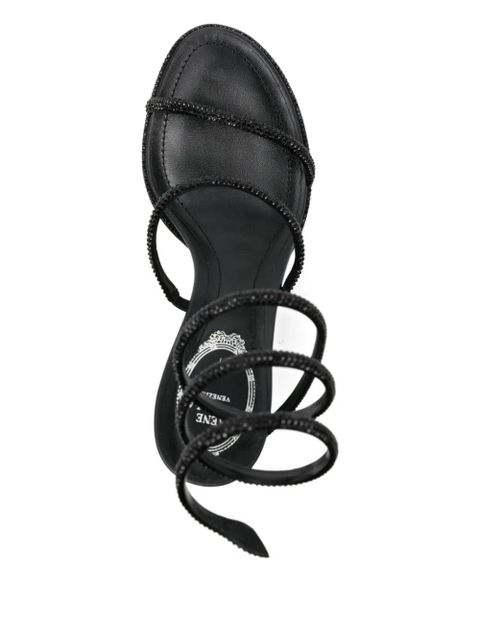 René Caovilla 80mm Cleo sandals - Black