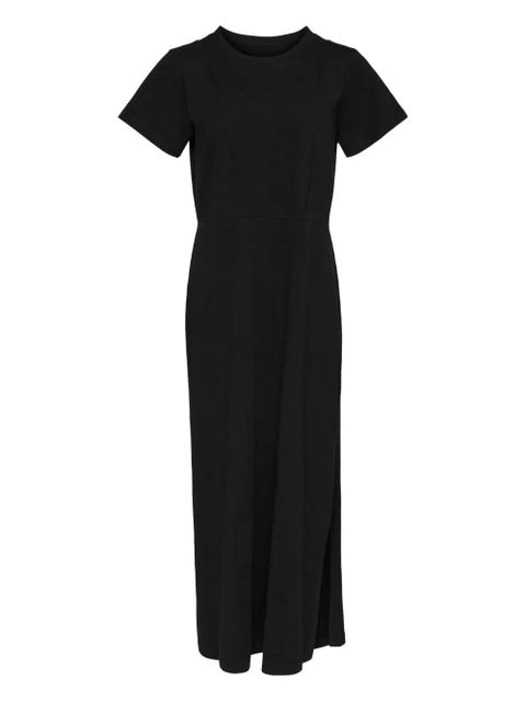 MM6 Maison Margiela short-sleeve midi dress - Black - zdjęcie produktu nr 1