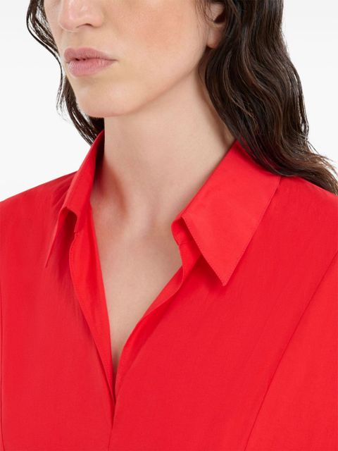 Marni cotton midi dress - Red