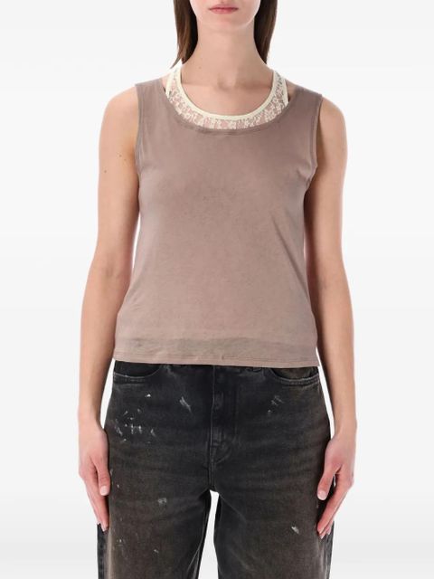 OUR LEGACY Velvet Sand Airveil tank top - Neutrals - zdjęcie produktu nr 1