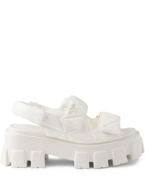 Prada 55mm Monolith sandals - White - zdjęcie produktu nr 1