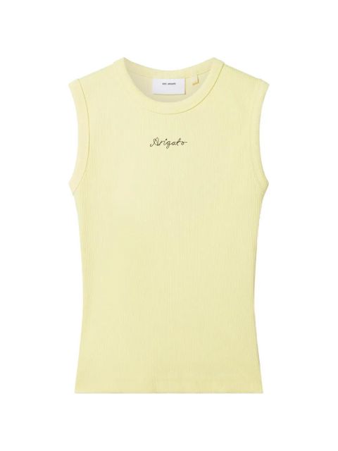 Axel Arigato ribbed scoop-neck tank top - Yellow - zdjęcie produktu nr 1