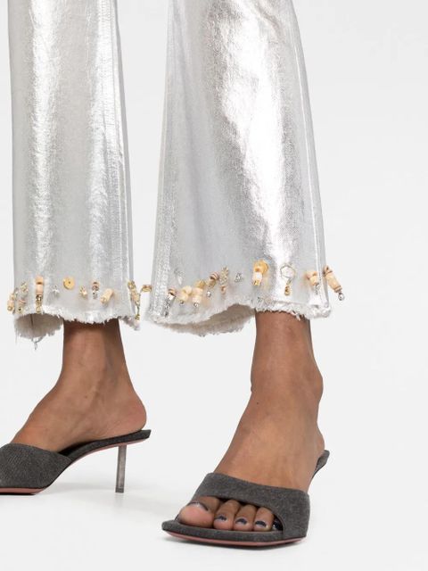 Jacquemus Le de Nîmes Court Artichaut jeans - Silver