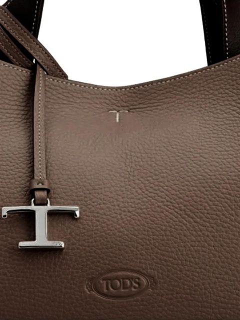 Tod's logo-embossed tote bag - Brown