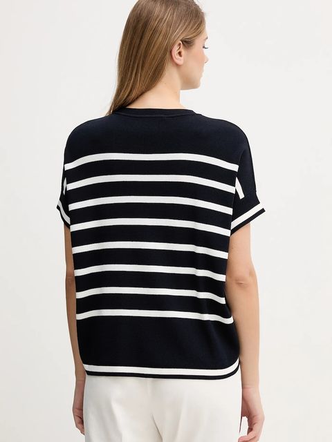 Joseph Ribkoff bluzka damska kolor granatowy wzorzysta 261921