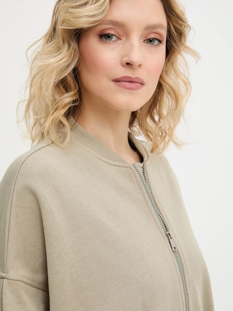 Answear.LAB komplet - bluza i spódnica damski kolor zielony