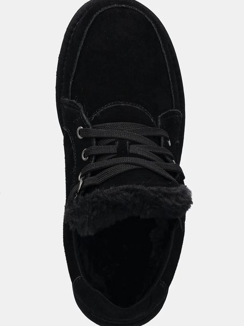 Answear.LAB śniegowce zamszowe kolor czarny