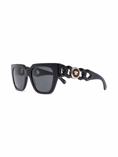 Versace Eyewear Medusa square-frame sunglasses - Black
