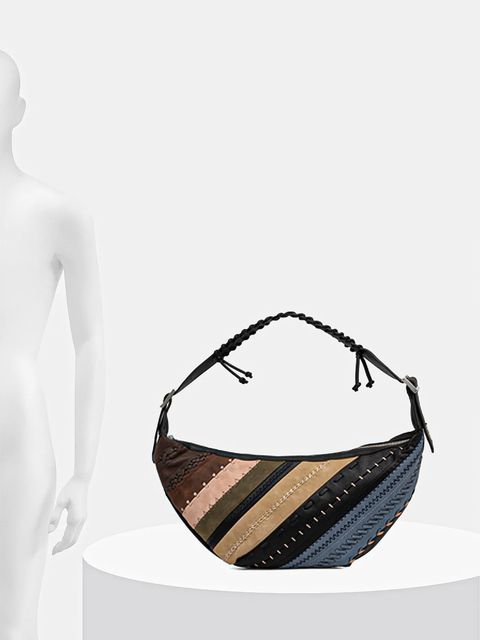 Desigual torebka QUEBEC WHIPSTITCH PAT kolor czarny 25WAXP77