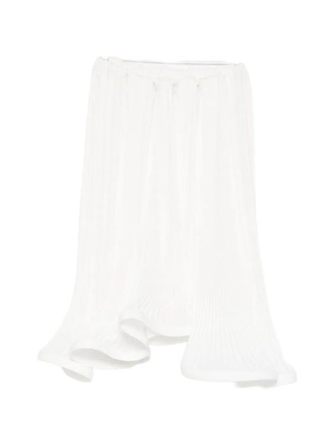 Rowen Rose pleated midi skirt - White - zdjęcie produktu nr 1