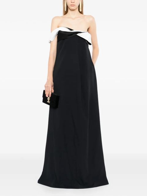 TOM FORD twisted maxi dress - Black - zdjęcie produktu nr 2