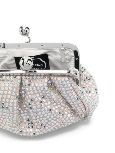 Weekend Max Mara Wkalama embellished clutch bag - Pink