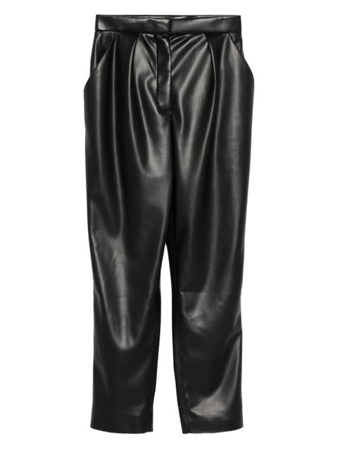 Balmain faux-leather trousers - Black - zdjęcie produktu nr 1
