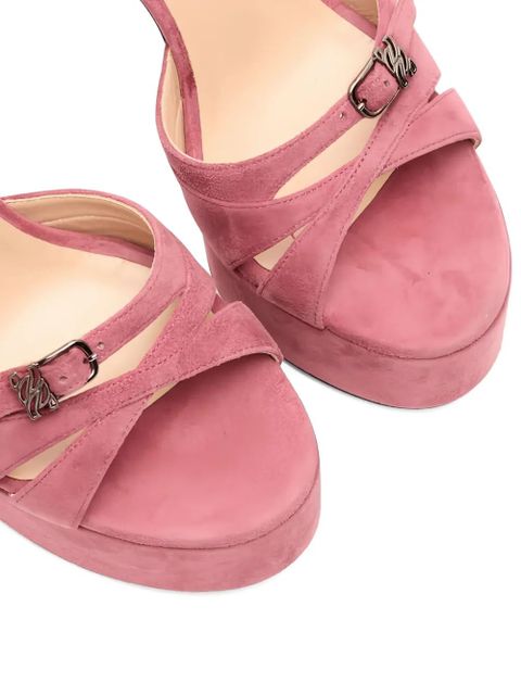 Casadei 80mm Patty platform sandals - Pink - zdjęcie produktu nr 2