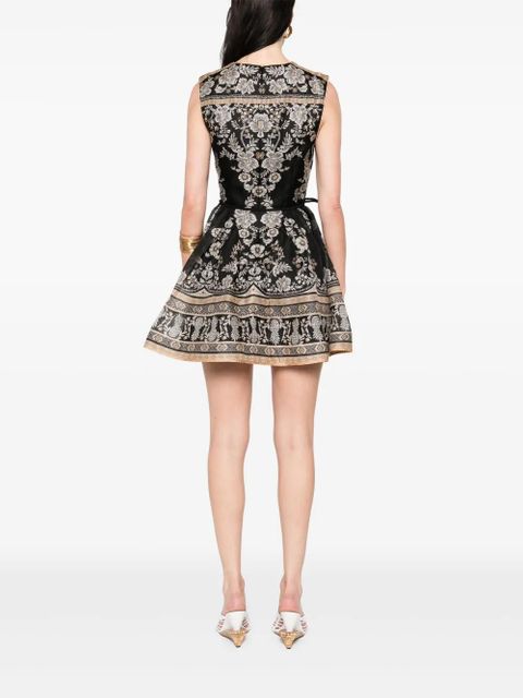 ZIMMERMANN Balance peplum mini dress - Black