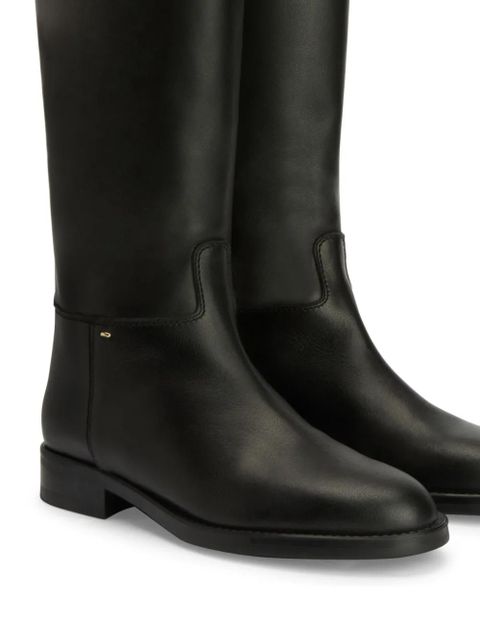 Giuseppe Zanotti Nourine leather mid-calf boots - Black