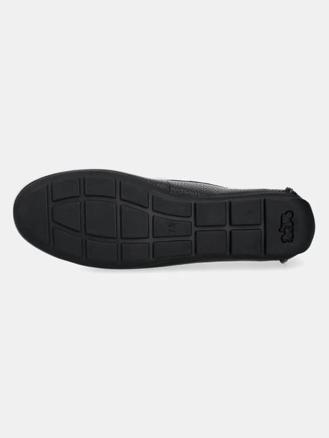 Coach mokasyny skórzane Leather Driver damskie kolor czarny na płaskim obcasie CAS66