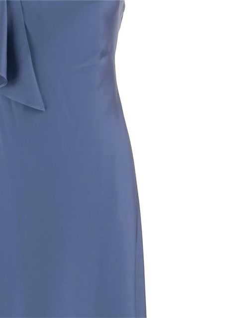 Lauren Ralph Lauren Charmeuse one-shoulder maxi dress - Blue