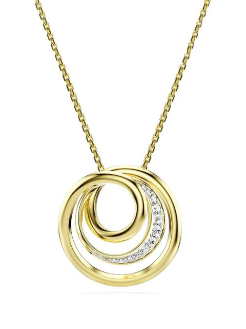 Swarovski Hyperbola circle-pendant necklace - Gold - zdjęcie produktu nr 1