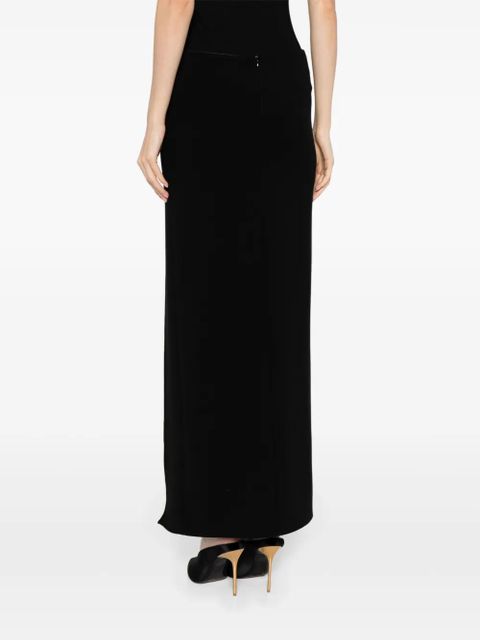 Magda Butrym Rosette cut-out maxi skirt - Black