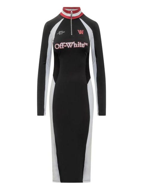 Off-White Serena long-sleeve zip dress - Black - zdjęcie produktu nr 1
