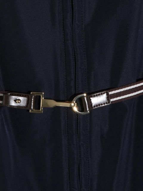 Max Mara hooded belted jacket - Blue