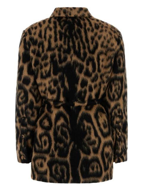 FENDI animal-print jacket - Brown - zdjęcie produktu nr 2