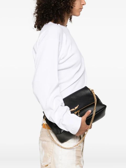 Zadig&Voltaire Rocky grained-leather shoulder bag - Black