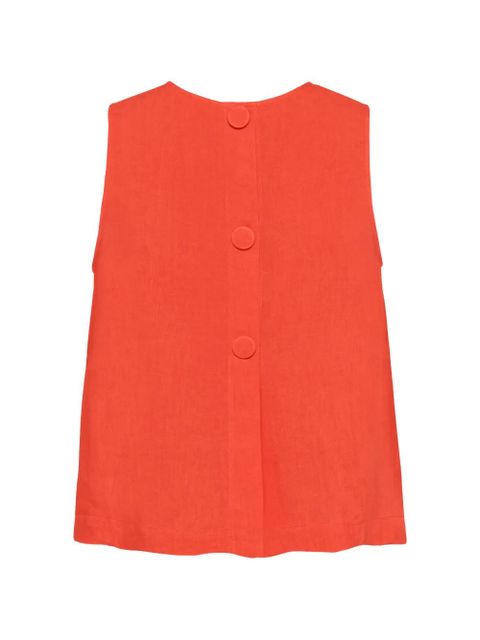 ERES sleeveless top - Orange