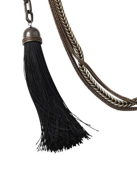 Lanvin Vita long necklace - Black