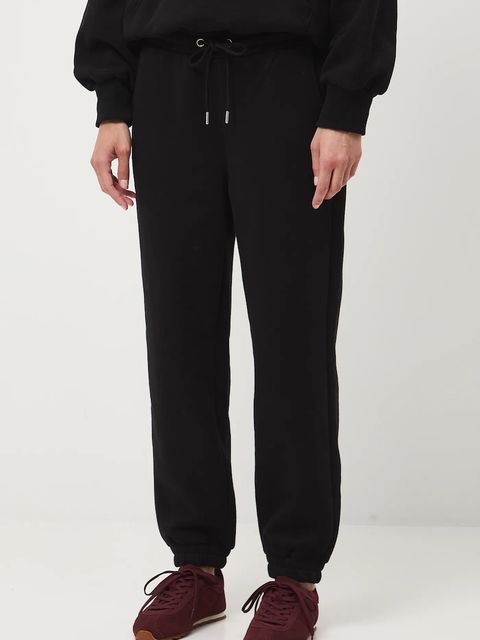 Medicine spodnie dresowe damskie kolor czarny gładkie - zdjęcie produktu nr 2