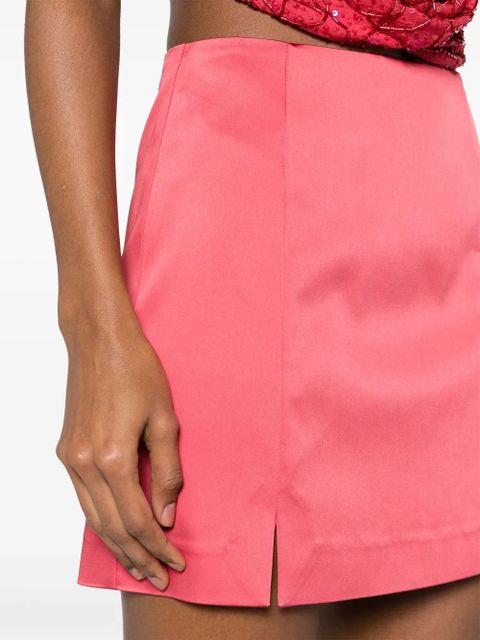 Cult Gaia Flor high-waisted miniskirt - Red