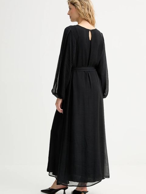 Answear.LAB sukienka kolor czarny maxi oversize - zdjęcie produktu nr 2