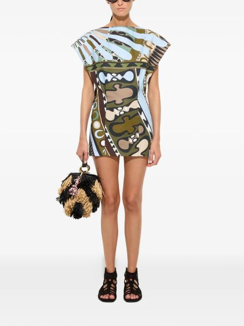 PUCCI Soleil print panama dress - Blue - zdjęcie produktu nr 2