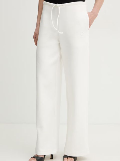 Trussardi spodnie dresowe damskie bawełniane - zdjęcie produktu nr 2