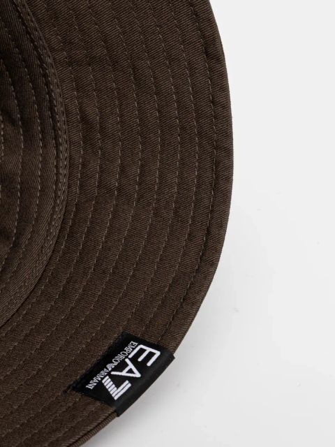 EA7 Emporio Armani kapelusz bawełniany kolor brązowy bawełniany AF11989.7X000048