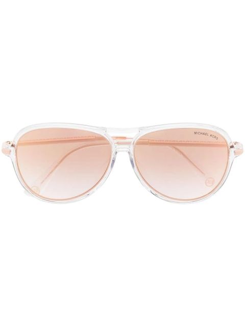 Michael Kors Breckenridge tinted aviator sunglasses - White - zdjęcie produktu nr 1