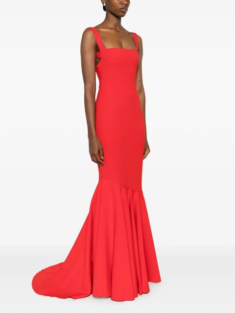 Solace London Lottie maxi dress - Red