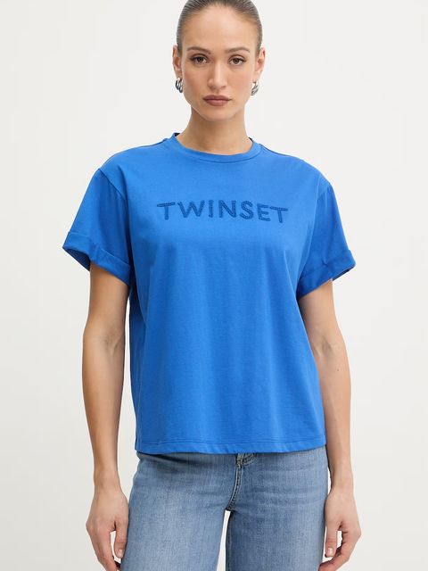 Twinset t-shirt damski bawełniany - zdjęcie produktu nr 2