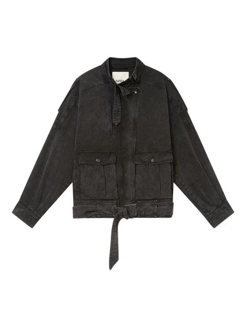 ISABEL MARANT Isalya belted pocket jacket - Black - zdjęcie produktu nr 1