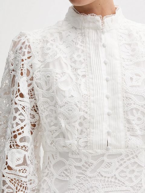 Bardot sukienka kolor biały mini rozkloszowana 58421DB6