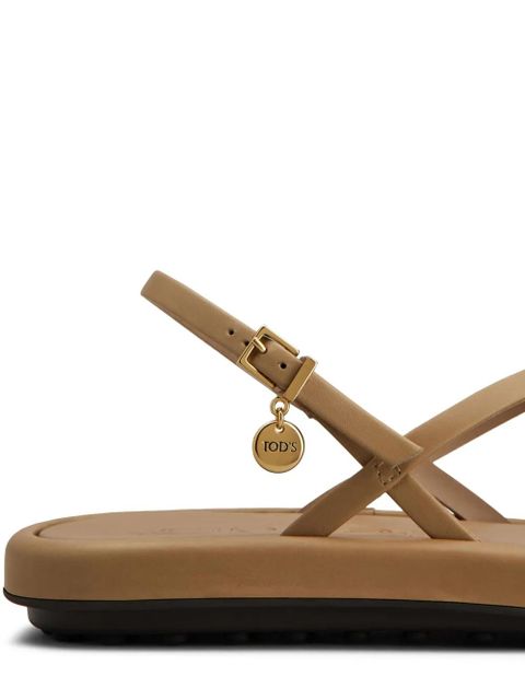 Tod's leather sandals - Brown