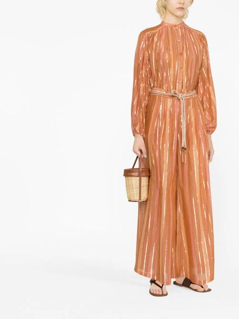 ZIMMERMANN striped wide-leg trousers - Orange - zdjęcie produktu nr 2