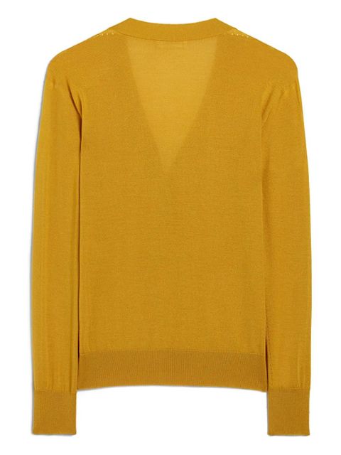 Jil Sander knitted cardigan - Yellow